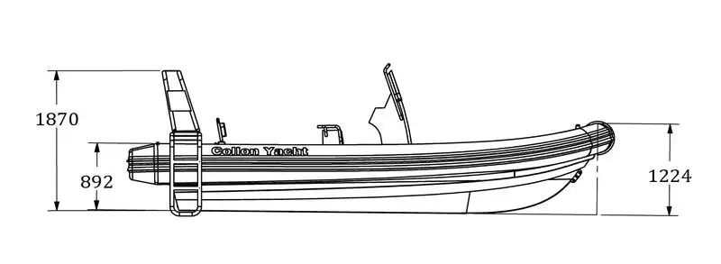 Perahu karet kaku untuk dijual