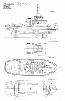 Kapal tunda untuk dijual