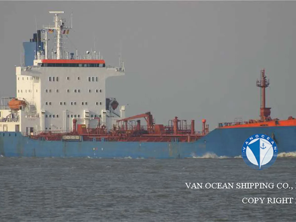 Kapal tanker minyak/kimia untuk dijual