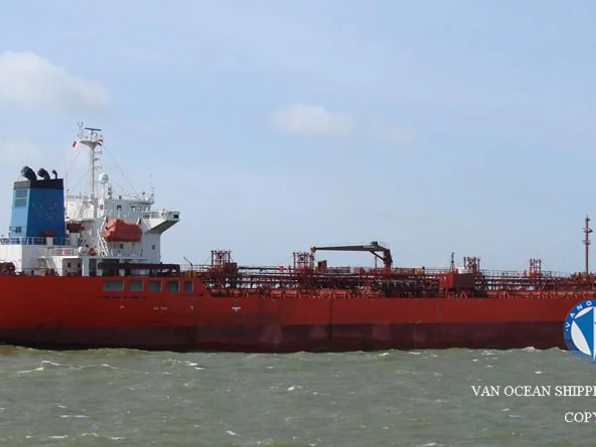 Kapal tanker minyak/kimia untuk dijual