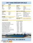 Kapal keruk untuk dijual