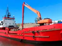 Kapal keruk dijual