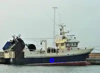 Kapal untuk pengolahan dan pengiriman ikan untuk dijual