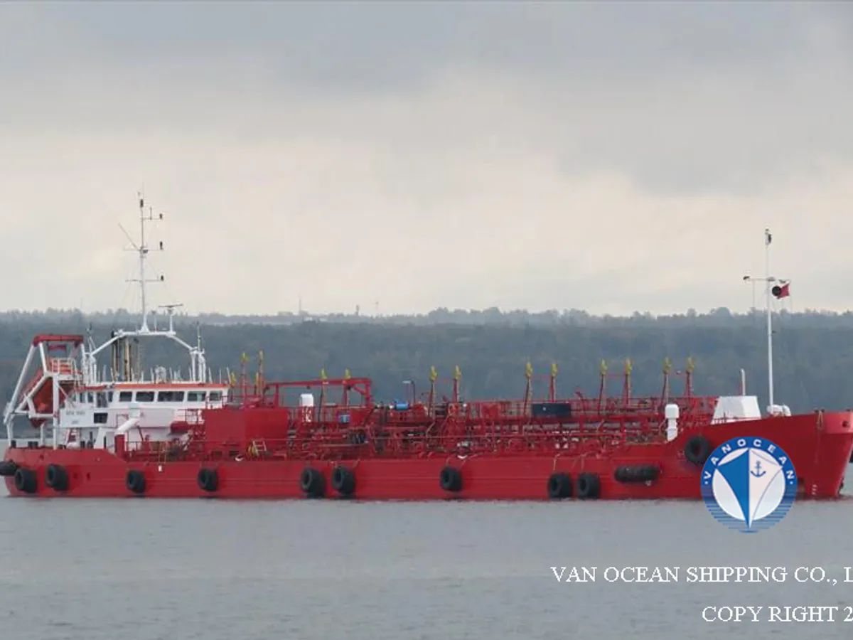 Kapal tanker minyak/kimia untuk dijual