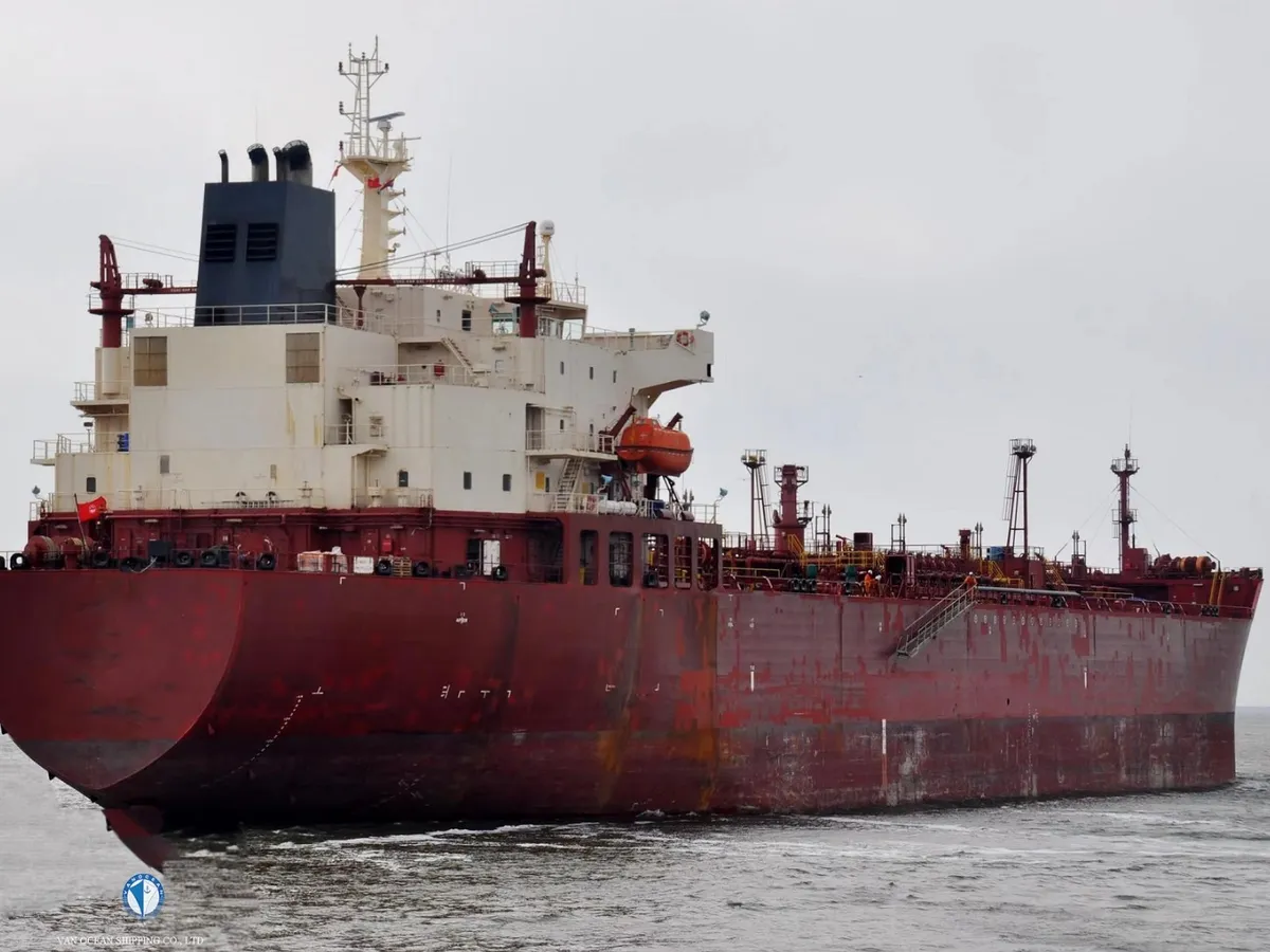 Kapal tanker minyak/kimia untuk dijual