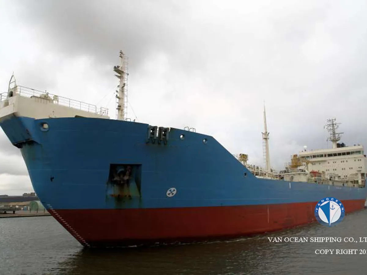 Kapal tanker minyak/kimia untuk dijual