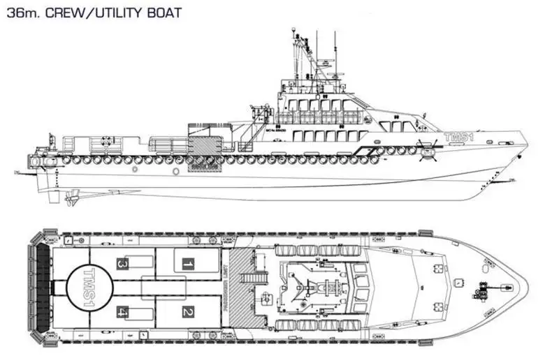 Kapal kru untuk dijual