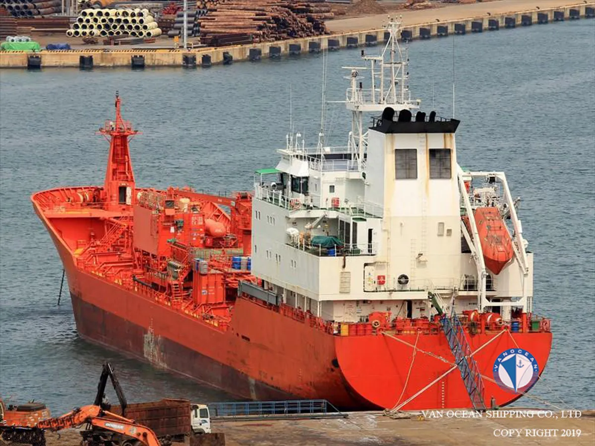 Kapal tanker minyak/kimia untuk dijual
