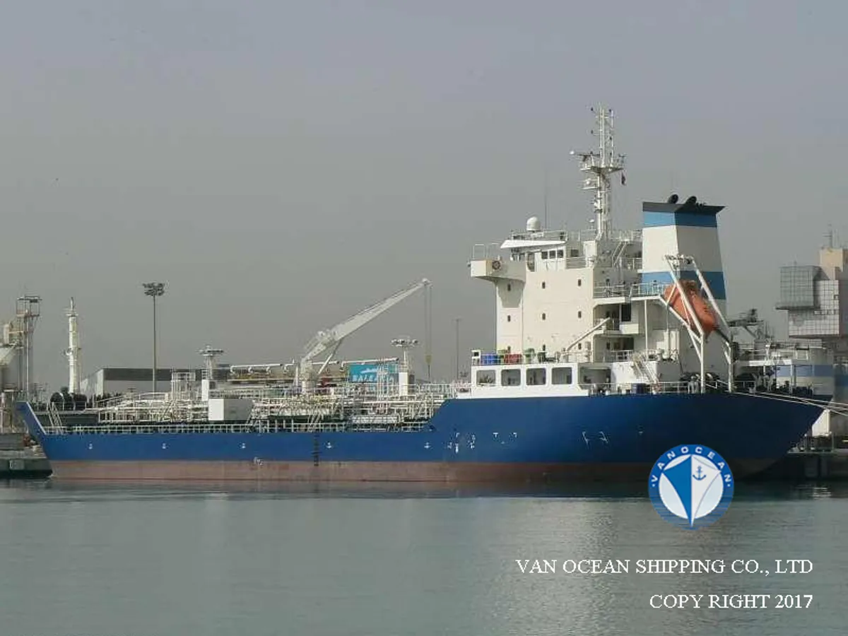 Kapal tanker minyak/kimia untuk dijual