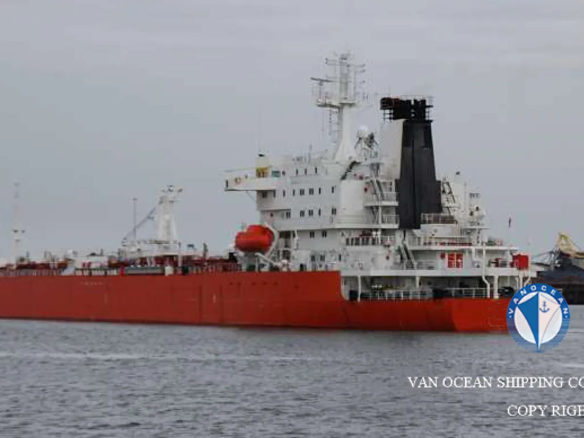 Kapal tanker minyak/kimia untuk dijual