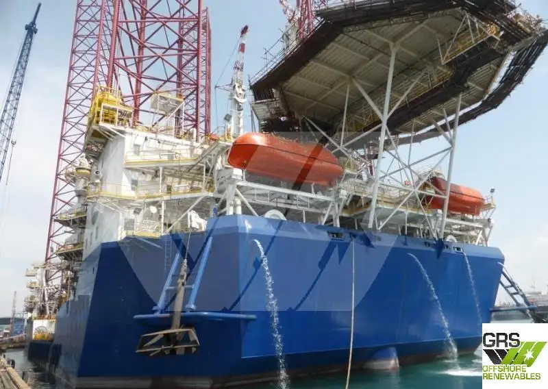 Rig pengeboran lepas pantai untuk dijual