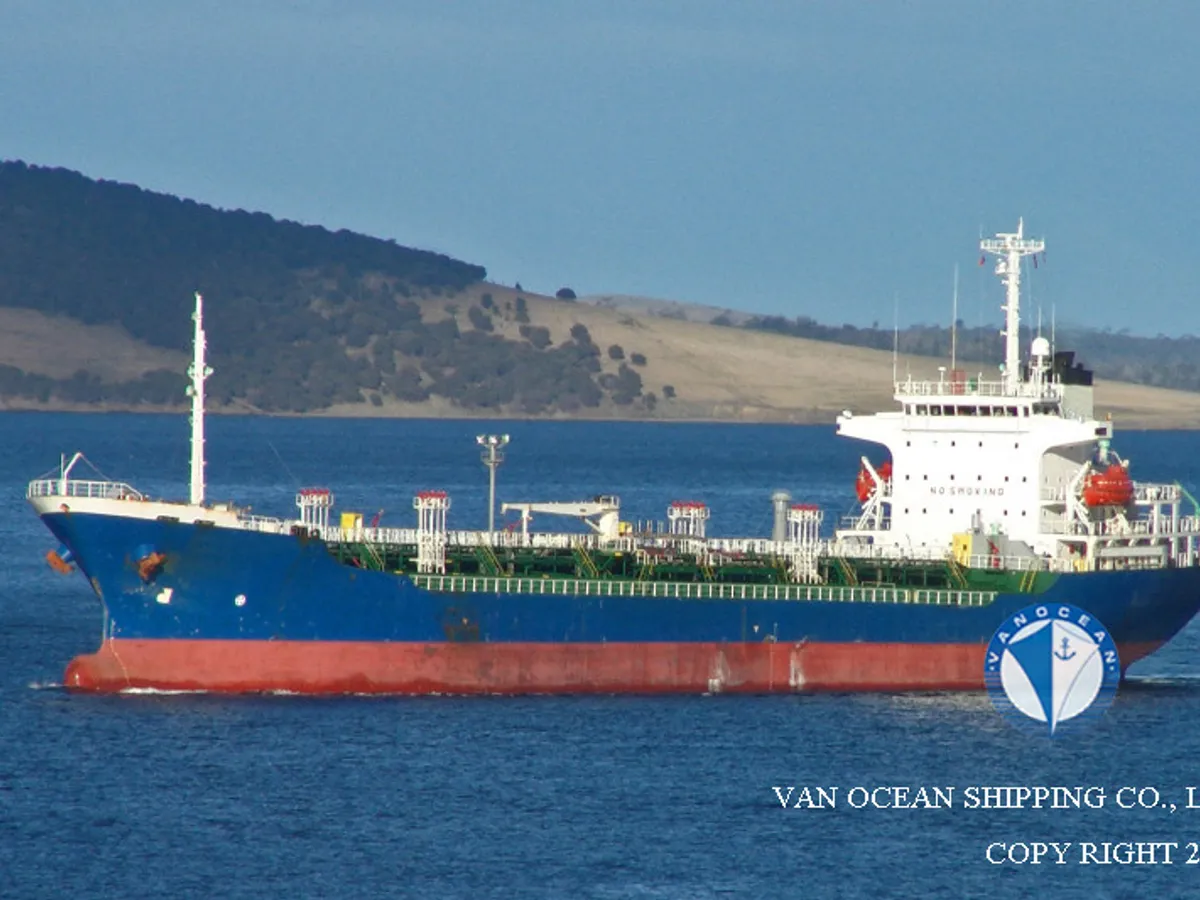 Kapal tanker minyak/kimia untuk dijual