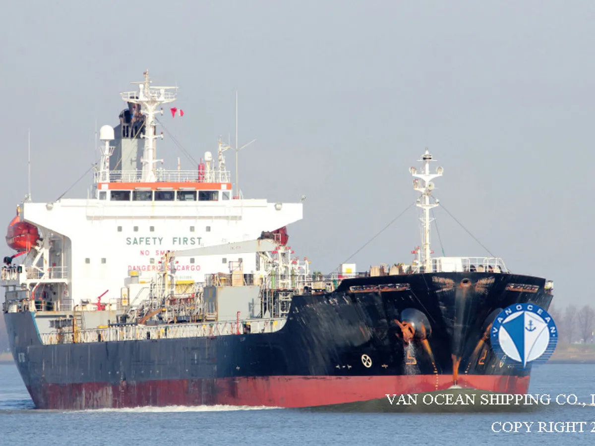 Kapal tanker minyak/kimia untuk dijual