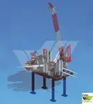 Jack-up drilling rig dijual