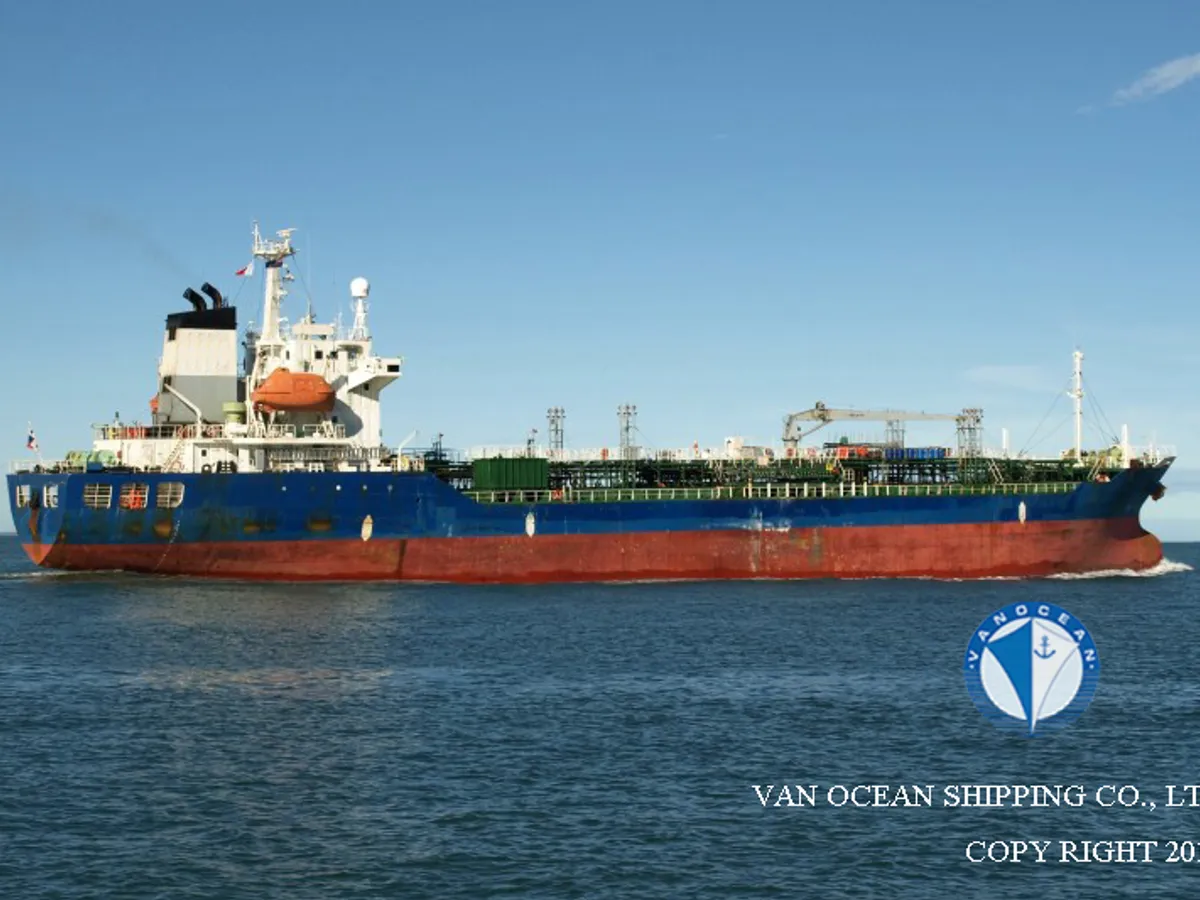 Kapal tanker minyak/kimia untuk dijual
