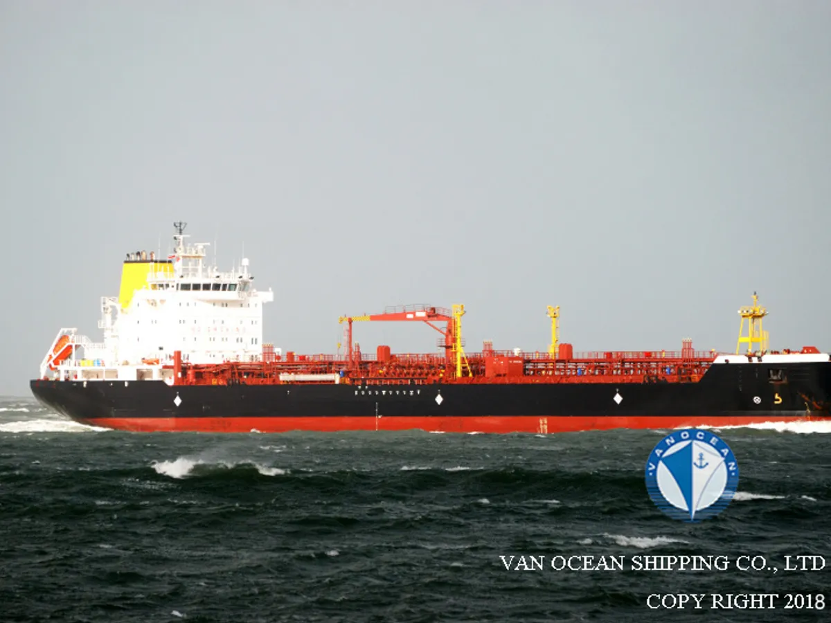 Kapal tanker minyak/kimia untuk dijual