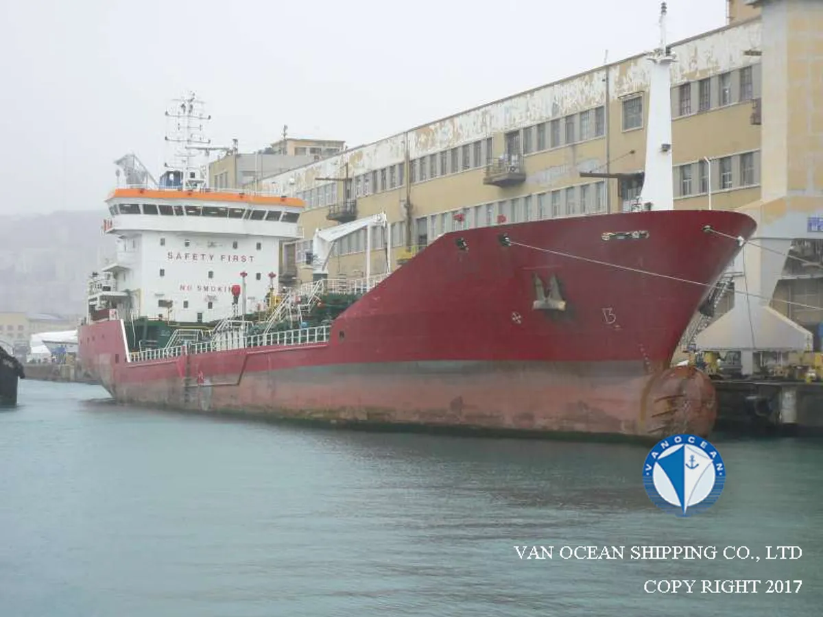 Kapal tanker minyak/kimia untuk dijual