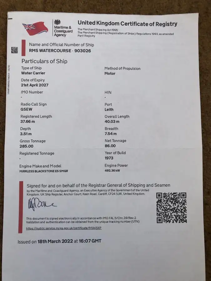 Kapal tanker minyak/kimia untuk dijual