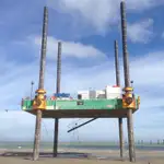 Rig pengeboran lepas pantai untuk dijual
