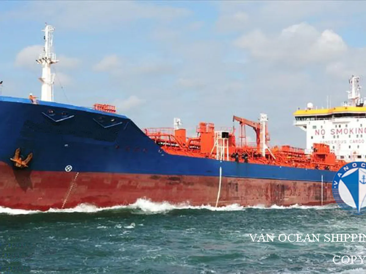 Kapal tanker minyak/kimia untuk dijual