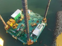 Rig pengeboran lepas pantai untuk dijual