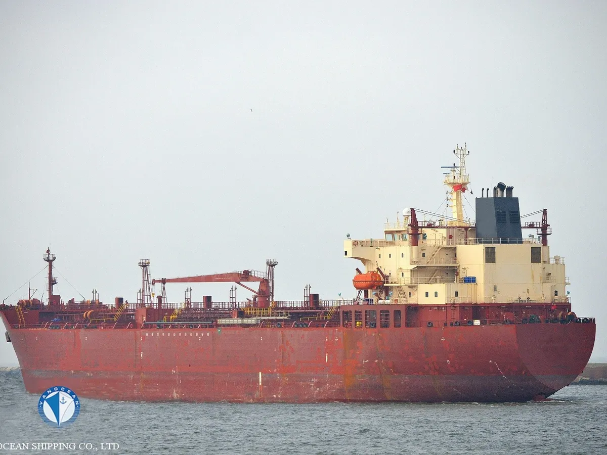 Kapal tanker minyak/kimia untuk dijual