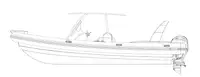 Perahu karet kaku untuk dijual