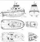 Kapal tunda untuk dijual
