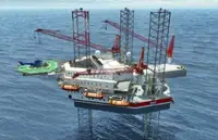 Rig pengeboran lepas pantai untuk dijual