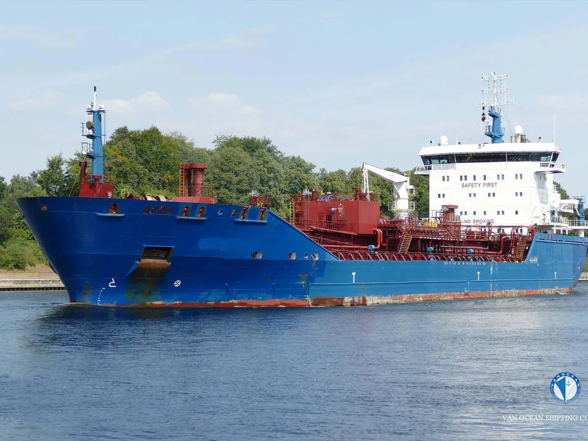 Kapal tanker minyak/kimia untuk dijual