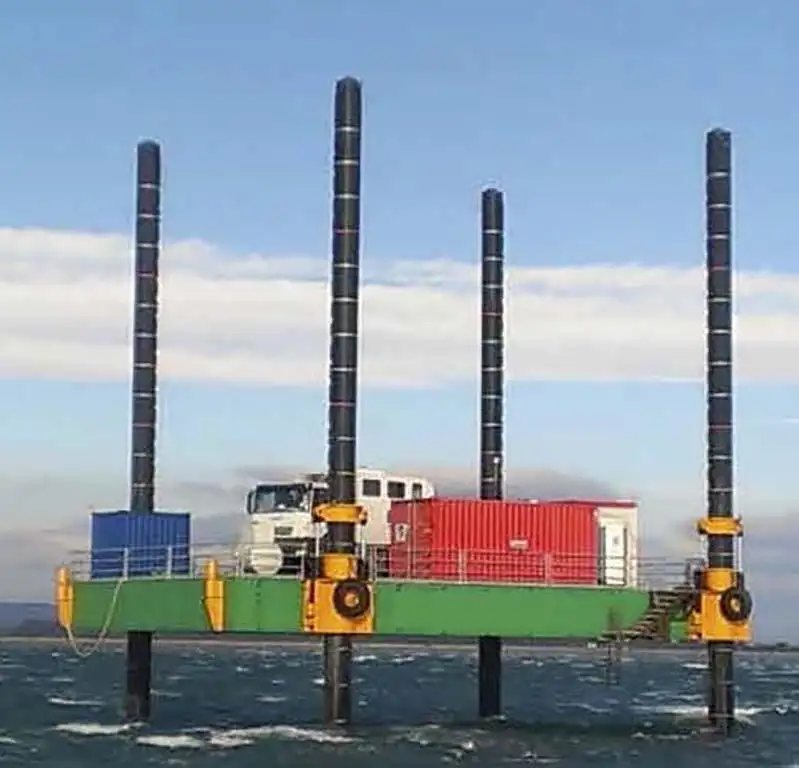 Rig pengeboran lepas pantai untuk dijual