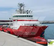 Kapal pasokan dijual